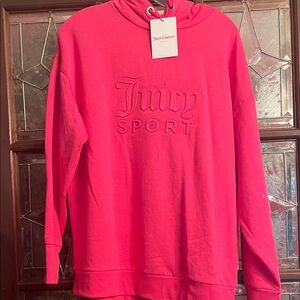 Juicy Couture Vibrant Pink Sport Hoodie